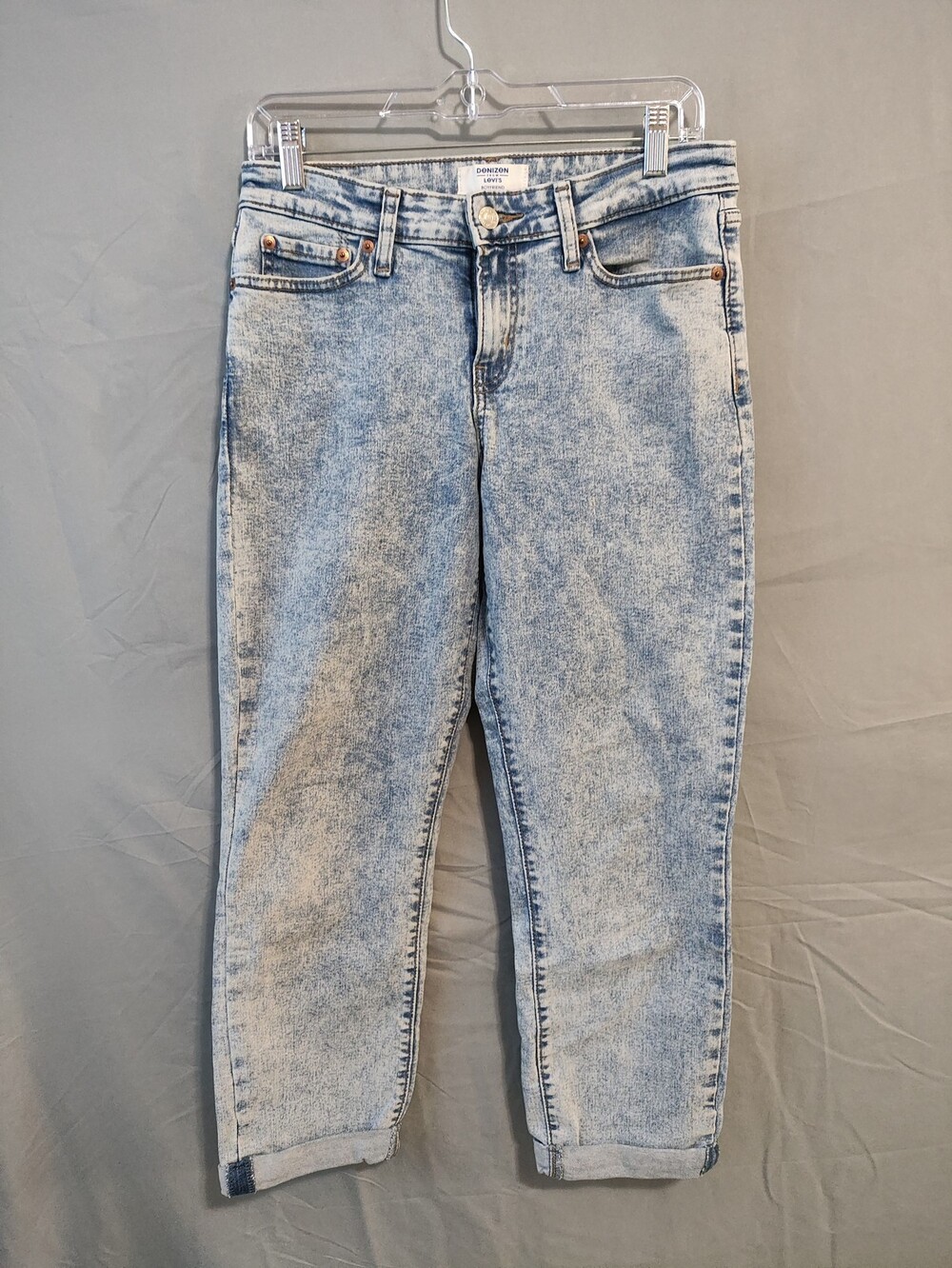 Denizen From Levis Jeans Womens 6 W28 Blue Boyfriend Acid Wash Relaxed Fit Denim